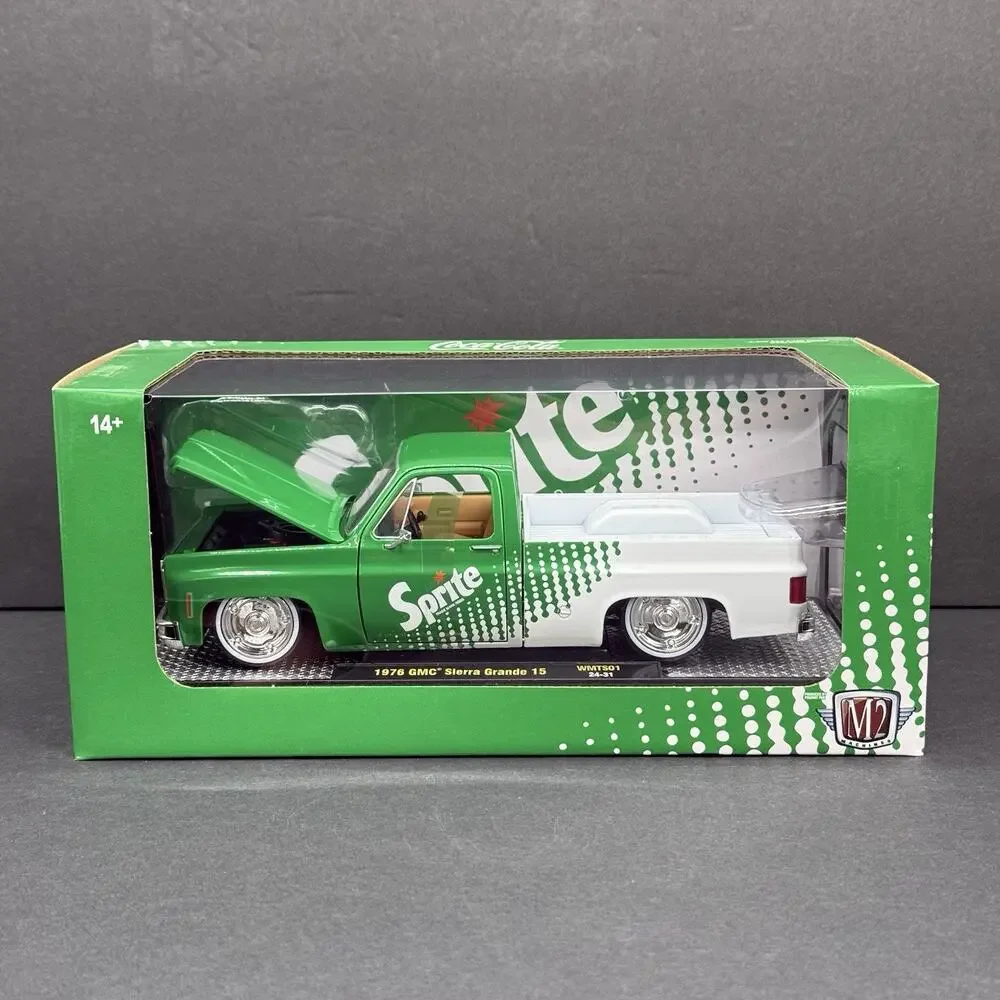 M2 1976 GMC Sierra Grande 15 Sprite Squarebody 1/24 Diecast Truck WMTS01
